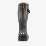 Gevoerde heren regenlaarzen zwart