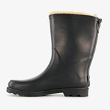 Gevoerde heren regenlaarzen zwart