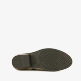 Leren meisjes western boots beige