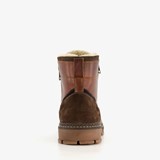 Leren heren veterboots bruin