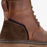 Leren heren veterboots bruin