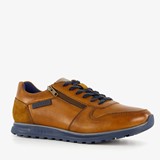 Bugatti leren heren sneakers cognac bruin