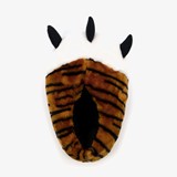 Dames pantoffels tijgerpoot