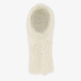 Pluizige dames balaclava beige
