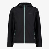 Mountain Peak kinder softshell jas zwart
