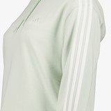 Essentials 3-Stripes Crop dames hoodie mint