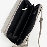 Portemonnee tasje zilverkleurig