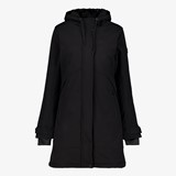 Kjelvik dames softshell parka jas zwart