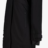 Dames softshell parka jas zwart