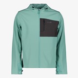 Mountain Peak heren softshell jas groen zwart