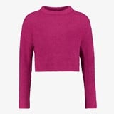 MyWay korte fluffy meisjes trui roze