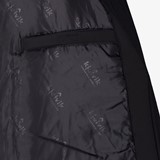 Padded heren softshell jas zwart