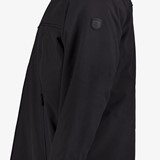 Padded heren softshell jas zwart