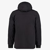 Padded heren softshell jas zwart