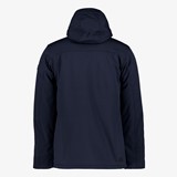 Padded heren softshell jas blauw