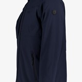 Padded heren softshell jas blauw