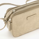 Dames schoudertas beige