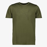 Puma Performance Cat heren sport T-shirt groen