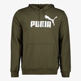 Puma Essentials Big Logo heren hoodie donkergroen