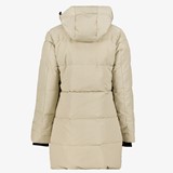 Dames parka winterjas waterafstotend beige