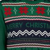 Heren kersttrui groen