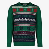 Heren kersttrui groen