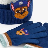 Chase kinder set muts handschoenen