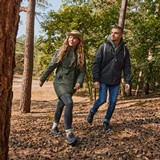 Dames outdoor jas waterafstotend groen