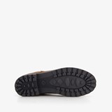 Leren dames veterboots bruin