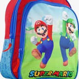 Super Mario kinder rugzak blauw rood 8 liter