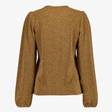 Dames trui goud met glinster details