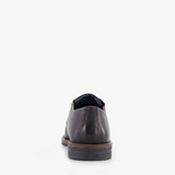 Leren heren veterschoenen blauw