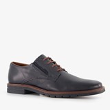 Bugatti leren heren veterschoenen blauw
