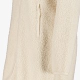 Lang dames fleece vest beige