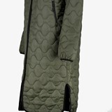 Gewatteerde dames outdoor jas groen