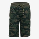 Jongens sweatshort met camouflage print