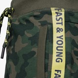 Jongens sweatshort met camouflage print