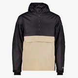Mountain Peak heren anorak ski-jas zwart beige