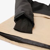 Heren anorak ski-jas zwart beige