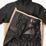 Heren anorak ski-jas zwart beige