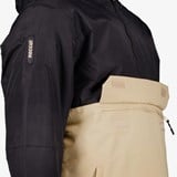 Heren anorak ski-jas zwart beige
