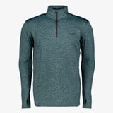 Mountain Peak heren skipully met rits groenblauw