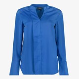 TwoDay satijnachtige dames blouse kobalt blauw