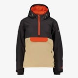 Mountain Peak kinder anorak ski-jas zwart beige