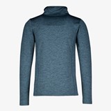 Kinder skipully met rits blauw