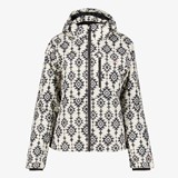 Mountain Peak dames ski-jas met print zwart wit