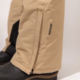 Heren skibroek met bretels beige