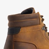 Leren heren veterboots bruin