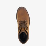 Leren heren veterboots bruin