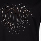 Dames T-shirt met strass steentjes
